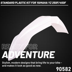 Polisport Motocross (MX) Replica Plastic Kit for Yamaha YZ 450F (2014-17) Dirt Bike