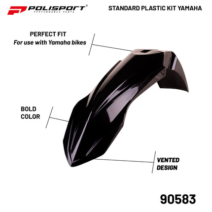 Polisport Motocross (MX) Replica Plastic Kit for Yamaha YZ 450F (2014-17) Dirt Bike
