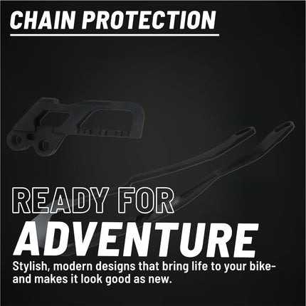Polisport Motocross Motorcycles (MX) Chain Guide & Chain Slider for Honda CR125R, CR250R (2002-2004) and CRF450R (2003-2004) Dirt Bikes - Ideal for Motocross, Enduro, and Off-Road Riding -