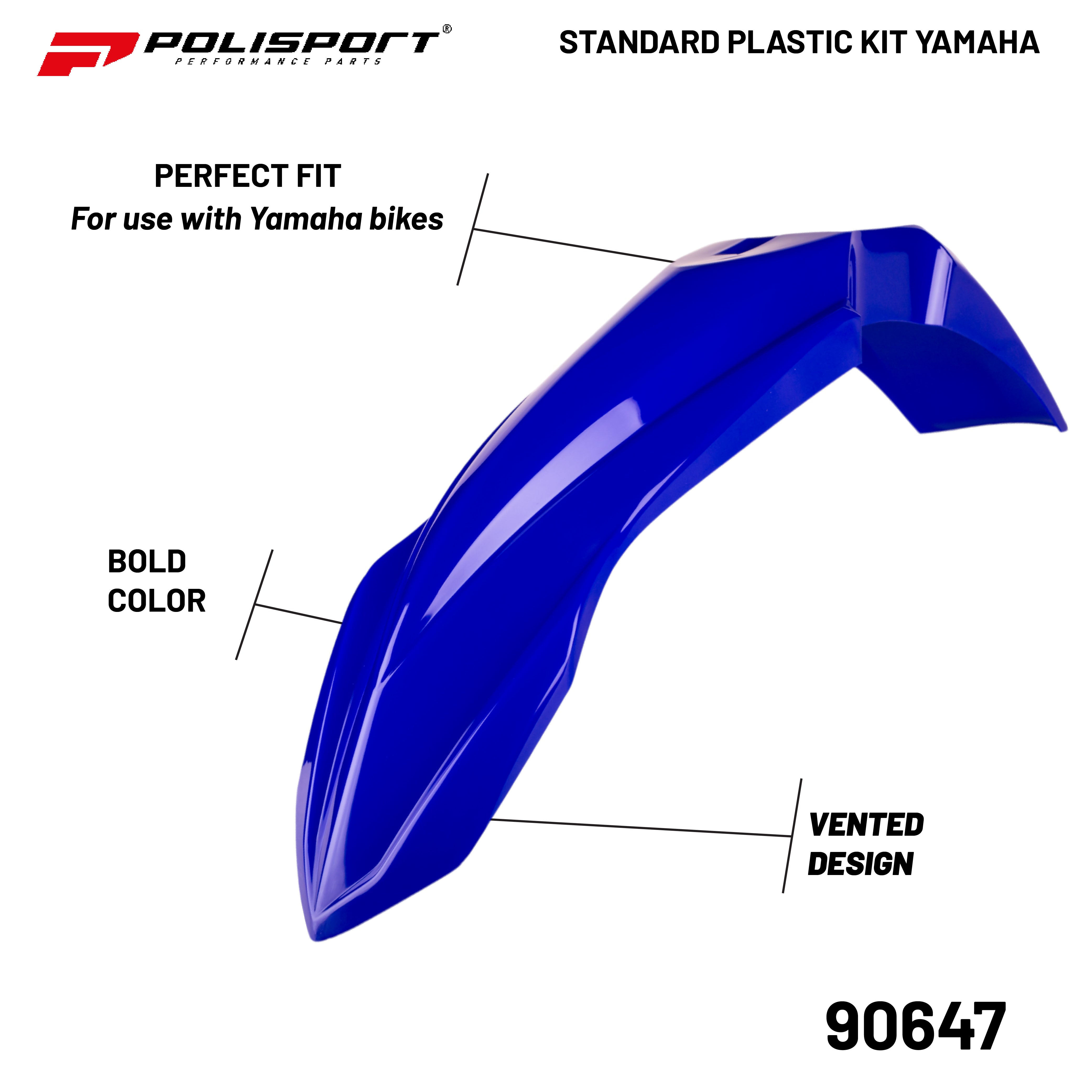 Polisport Full Plastic Kit for Yamaha YZ 125/250 (2015-20) - Blue/White