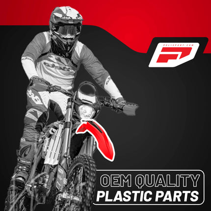 Polisport Motocross (MX) Replica Plastic Kit for BETA RR 2T & 4T (2013–2017) Dirt Bike – OEM Quality, Durable, Flexible & Perfect Fit – Red