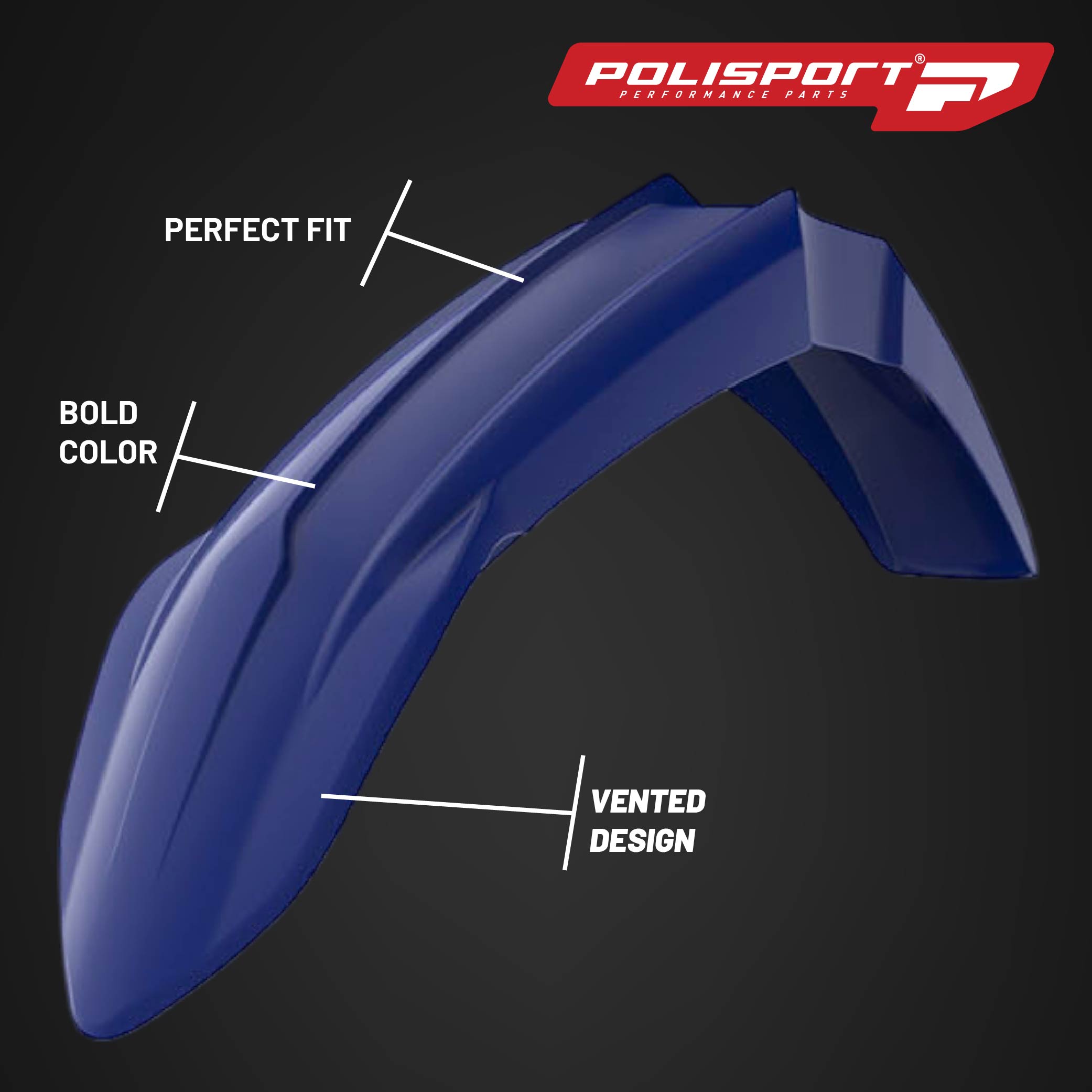 Polisport Motocross (MX) Replica Plastic Kit for Yamaha YZ 450F (2018-22) Dirt Bike