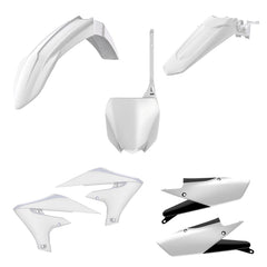 Polisport Full Plastic Kit for Yamaha YZ 250F (2019-23) OEM Quality Restyling Kit with Superior Fit, Flexibility, and Durability (White)