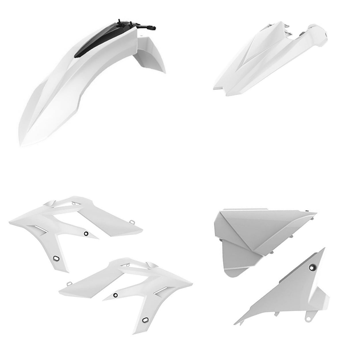 Polisport Full Plastic Kit for Beta X-Trainer (2015-19) OEM Quality Restyling Kit with Superior Fit, Flexibility, and Durability (White)