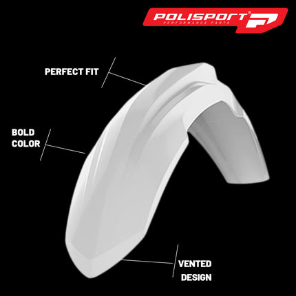 Polisport Motocross (MX) Restyling Kit for Honda CR125/250 (2004-07) Dirt Bike – OEM Quality, Durable, Flexible & Perfect Fit – White