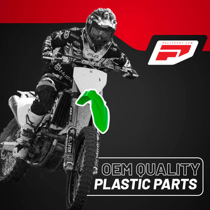Polisport Motocross (MX) Replica Plastic Kit for Kawasaki KX 450F (2016-18) Dirt Bike – OEM Quality, Durable, Flexible & Perfect Fit – Green/Black