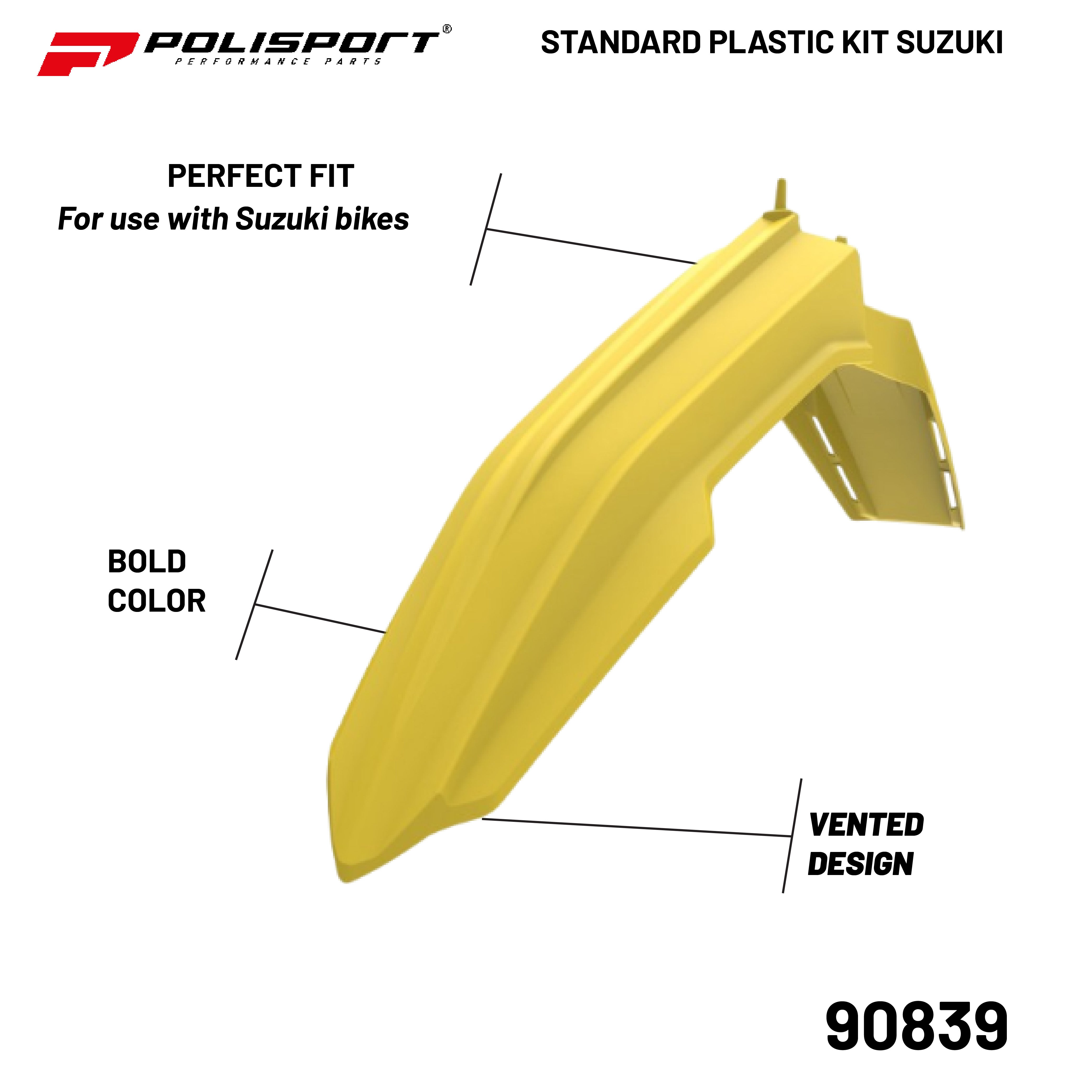 Polisport Plastic Restyling Kit for Suzuki RMZ 450 (18-24) & RMZ 250 (19-24)