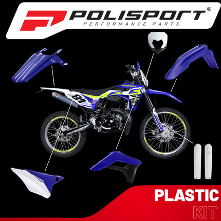 Polisport Motocross (MX) Replica Plastic Enduro Kit for Sherco SE(R)/SEF(R) (2017-23) Dirt Bike