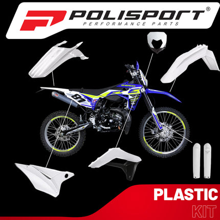 Polisport Motocross (MX) Replica Plastic Enduro Kit for Sherco SE(R)/SEF(R) (2017-23) Dirt Bike