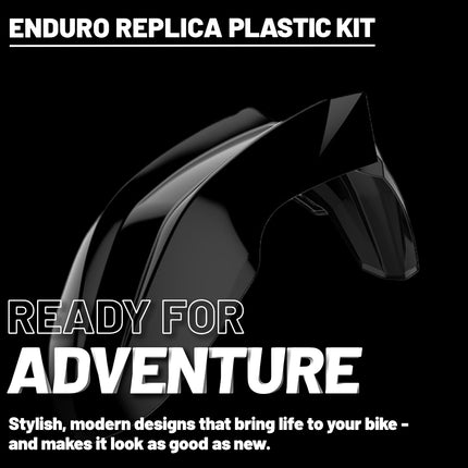Polisport Motocross (MX) Replica Plastic Enduro Kit for Kawasaki KLR 650 (2008-2018) Dirt Bike