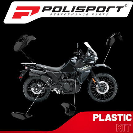 Polisport Motocross (MX) Replica Plastic Enduro Kit for Kawasaki KLR 650 (2008-2018) Dirt Bike