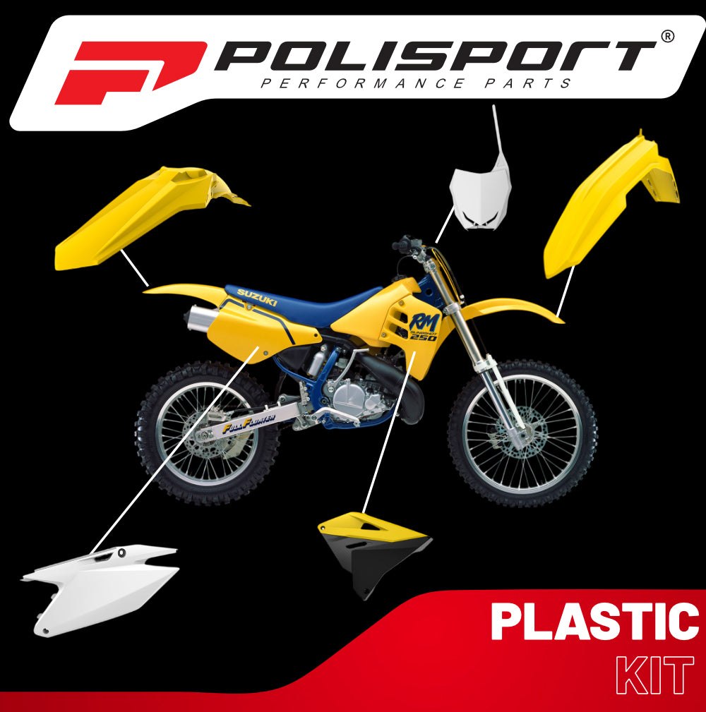 Polisport Motocross (MX) Restyling Kit for Suzuki RM 125/250 (2001-08) Dirt Bike
