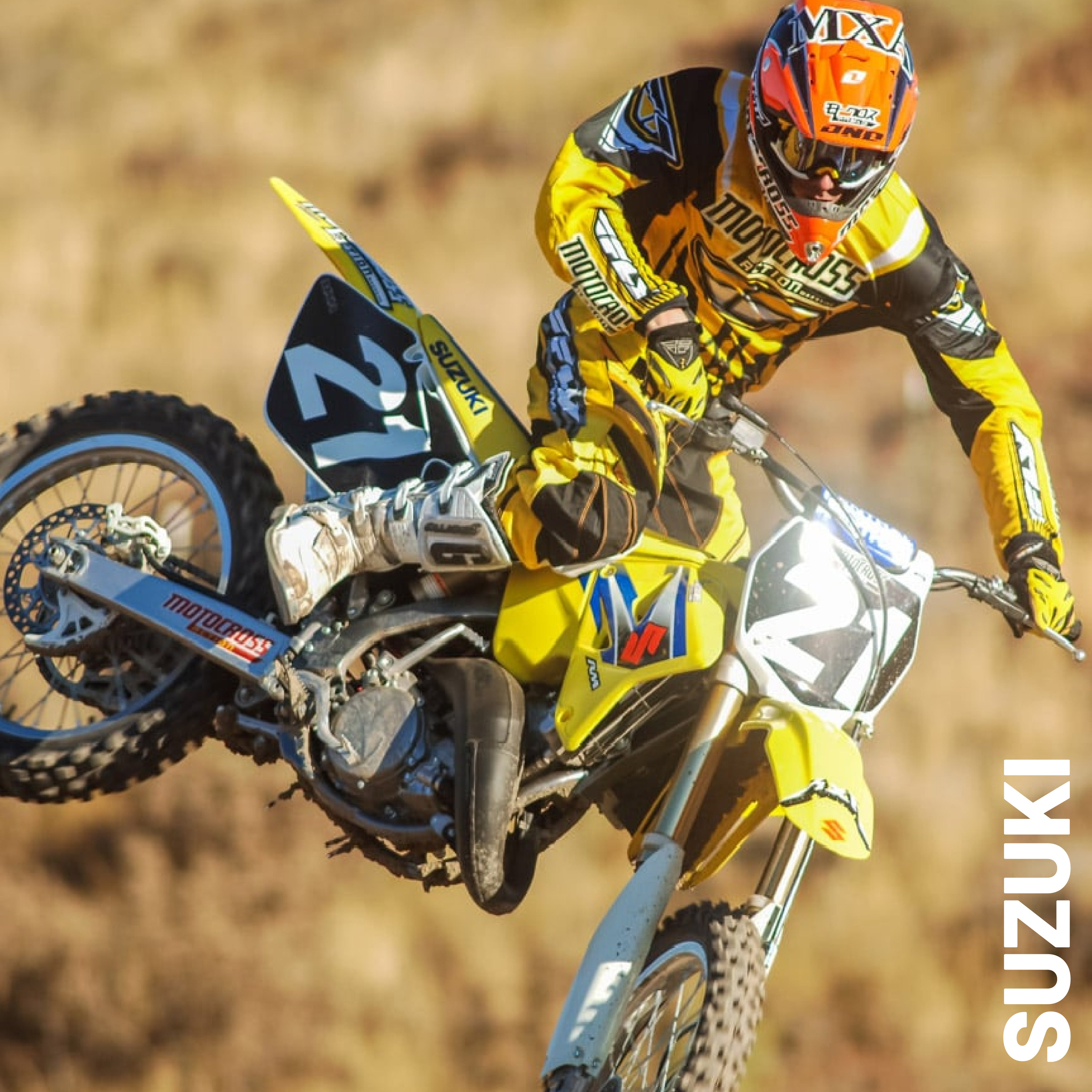 Polisport Restyling Kit Suzuki RM 125/250 (2001-08) OEM Quality (Yellow & White)
