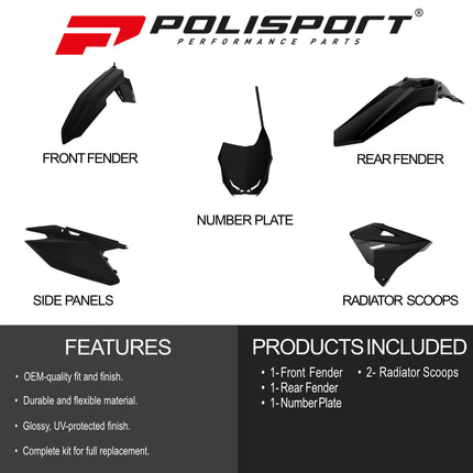 Polisport Motocross (MX) Restyling Kit for Suzuki RM 125/250 (2001-2008) Dirt Bike