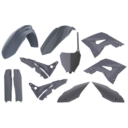 Polisport Motocross (MX) Restyling Kit for Honda CR125/250 (2002-07) Dirt Bike – OEM Quality, Durable, Flexible & Perfect Fit – Nardo Grey
