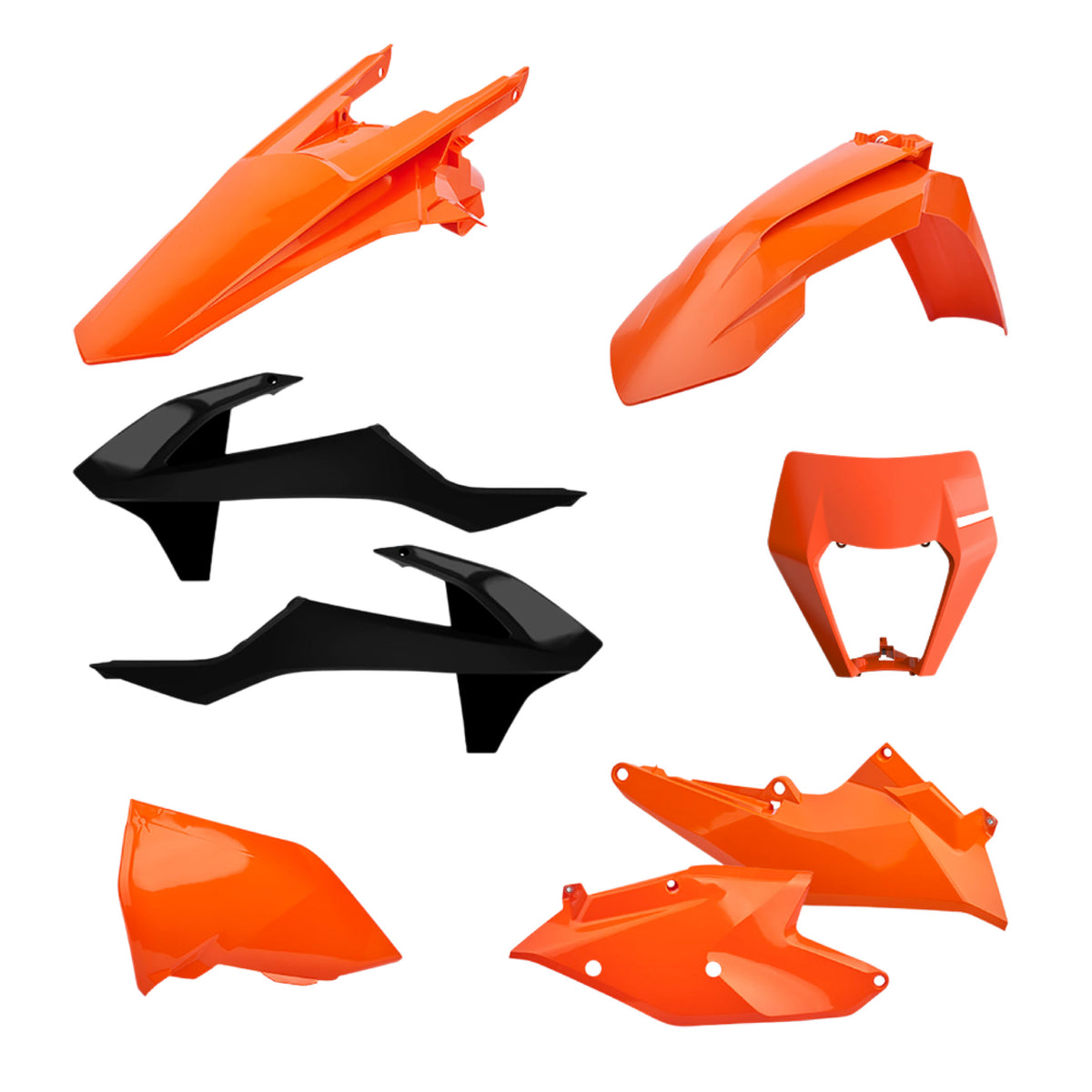 Polisport Standard Replica Plastic Kit KTM ECX/ECX-F/XC-W/XCF-W(17-19) OEM Color