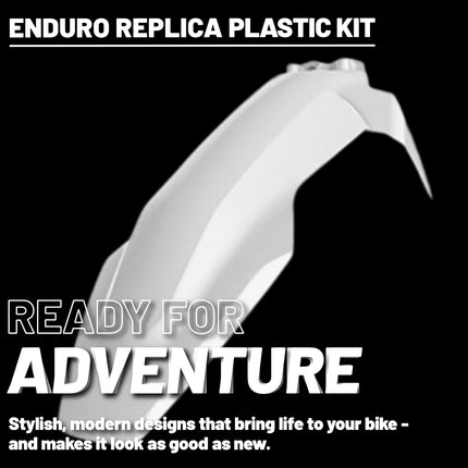 Polisport Motocross (MX) Replica Plastic Enduro Kit for Husqvarna TE/FE (2017-19) Dirt Bike