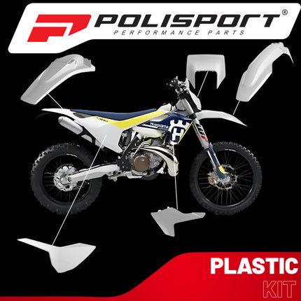 Polisport Motocross (MX) Replica Plastic Enduro Kit for Husqvarna TE/FE (2017-19) Dirt Bike