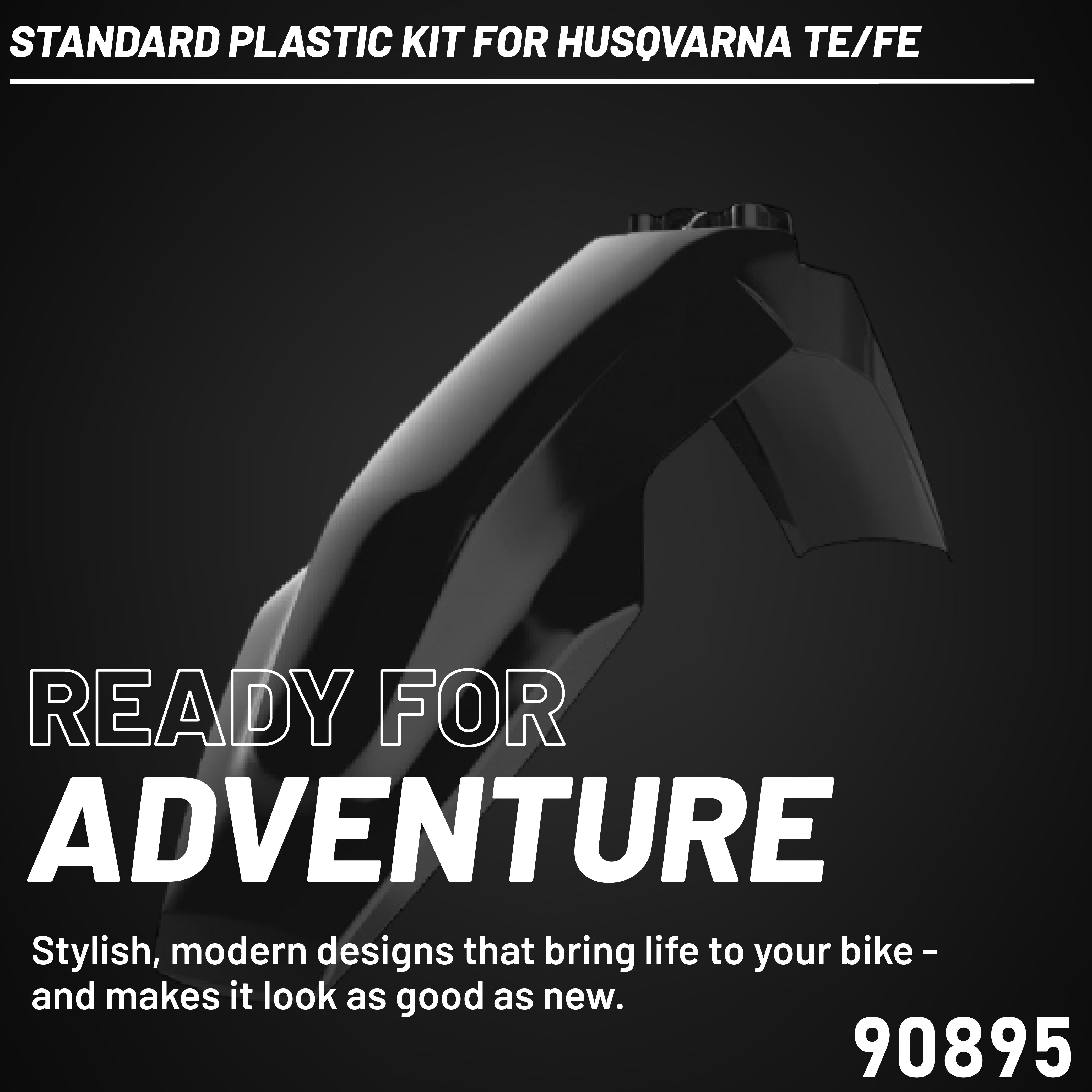 Polisport Motocross (MX) Replica Plastic Enduro Kit for Husqvarna TE/FE (2017-19) Dirt Bike