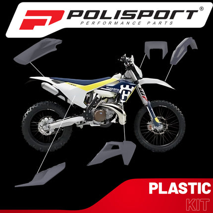 Polisport Motocross (MX) Replica Plastic Enduro Kit for Husqvarna TE 150-300 (2020-2022) Dirt Bike