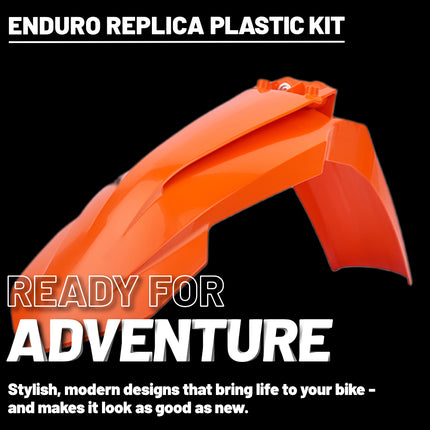 Polisport Motocross (MX) Replica Plastic Enduro Kit for KTM EXC/EXC-F/XC-W/XCF-W (2022) Dirt Bike