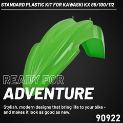 Polisport Plastic Restyling Kit for Kawasaki KX 85/100/112 (2014-2021) Green