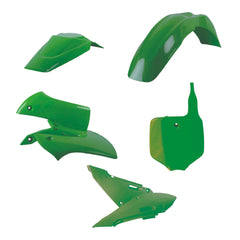 Polisport Motocross (MX) Replica Plastic Kit for Kawasaki KX 65 (2020-25) Dirt Bike – OEM Quality, Durable, Flexible & Perfect Fit – Green