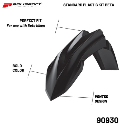 Polisport Motocross (MX) Replica Plastic Enduro Kit for Beta RR 2T/4T (2020-22) Dirt Bike
