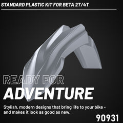 Polisport Plastic Restyling Kit for Beta RR 2T/4T (2020-2022) Grey