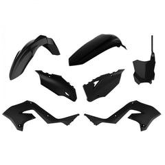 Polisport Plastic Restyling Kit for Kawasaki KX 125/250 (2003-2008) Black