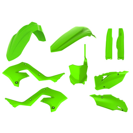 Polisport Motocross (MX) Restyling Kit for Kawasaki KX 125/250 (2003-2008) Dirt Bike – OEM Quality, Durable, Flexible & Perfect Fit – Green