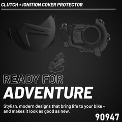 Polisport Clutch & Ignition Cover Protector Kit For YZ450F 18-24 WR450F/YZ450FX 19-24