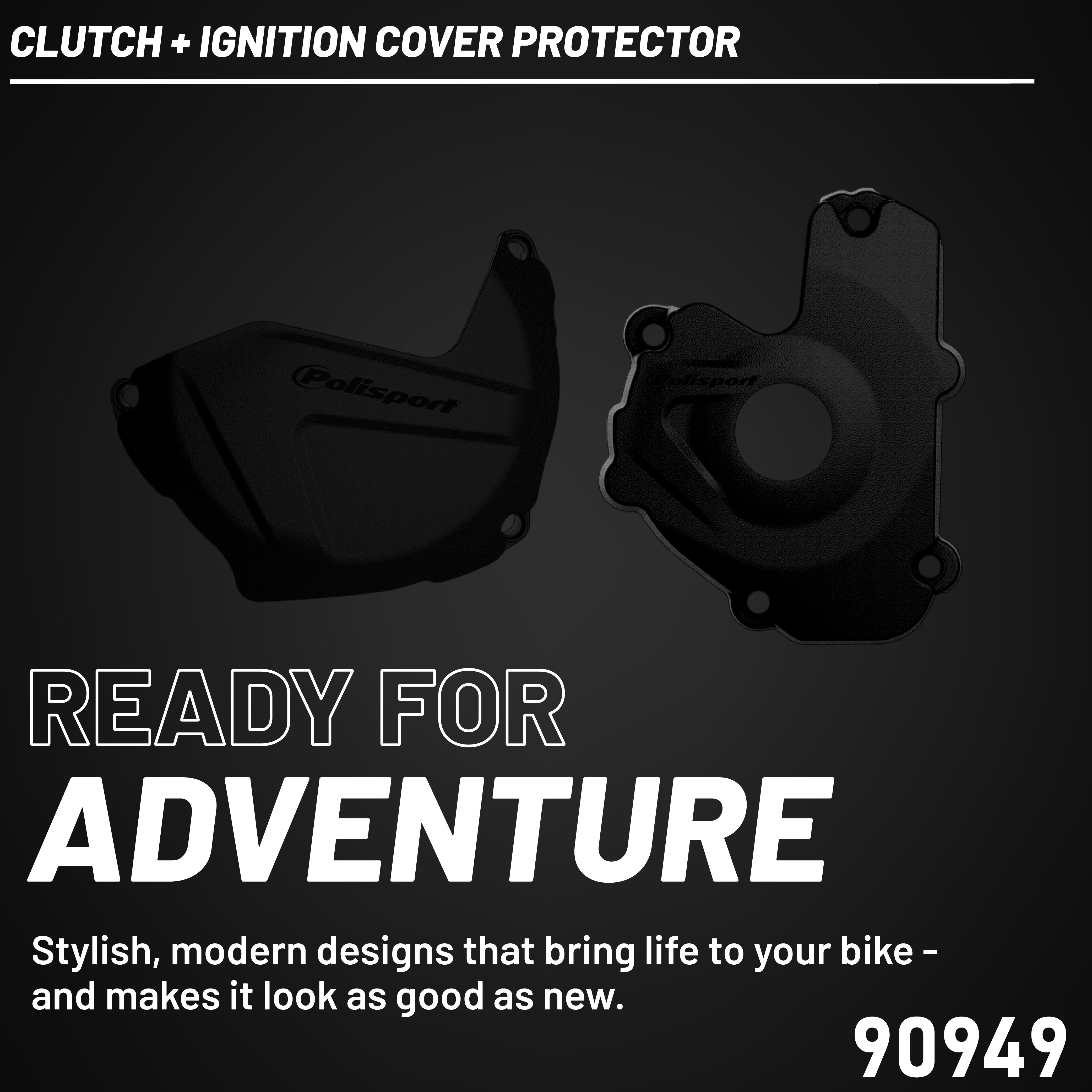 Polisport Clutch & Ignition Cover Protector Kit For Kawasaki KX 250F (2013-2016)