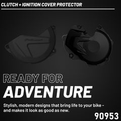 Polisport Clutch & Ignition Cover Protector Kit For Kawasaki KX 450F (2016-2018)