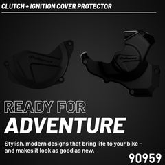 Polisport Clutch & Ignition Cover Protector Kit For Honda CRF450R (2010-2016)