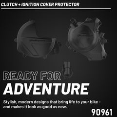 Polisport Clutch & Ignition Cover Protector Kit For Honda CRF450R (2017-2022)