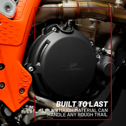 Polisport Clutch and Ignition Cover Protector Kit (Red) - Compatible with Honda CRF450R(17-25)