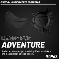 Polisport Clutch & Ignition Cover Protector Kit For KTM SX/XC125/150 HUSQ TC125 (16-18)