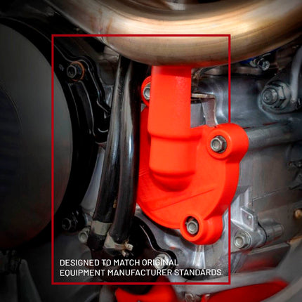 Polisport Clutch and Ignition Cover Protector Kit (Orange) - Compatible with KTM XC-F/SX-F 250/350 (2009-2016)