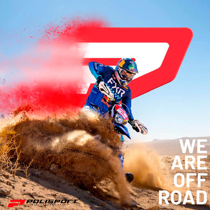 Polisport Motocross Motorcycles (MX) Engine Covers Protector Kit - For Husqvarna FE 250/350 (2014-2016), KTM EXC-F 250 (2014-2016) Dirt Bikes