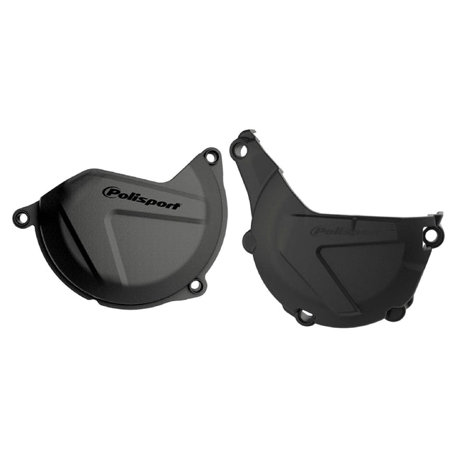 Polisport Motocross Motorcycles (MX) Engine Covers Protector Kit for KTM EXC/XCW 450/500 (2013-2016) & Husqvarna FE 450/501 (2014-2016)Dirt Bikes