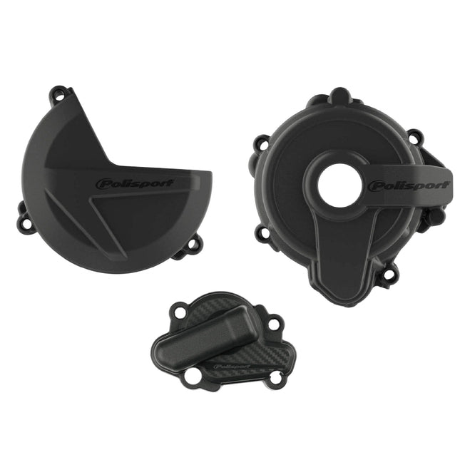 Polisport Motocross Motorcycles (MX) Engine Covers Protector Kit for Sherco SE 250 SE 300 Motorcycles (2014-2022) Dirt Bikes - OEM-Quality, Superior Fit, Enhanced Flexibility, and Lasting Durability