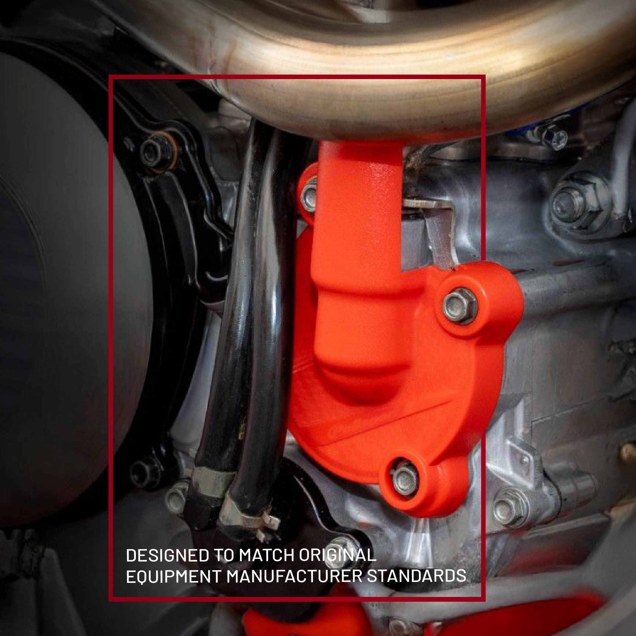 Polisport Clutch and Ignition Cover Protector Kit (Black) - Compatible with Sherco SE-F 250/300 (2014-2022)