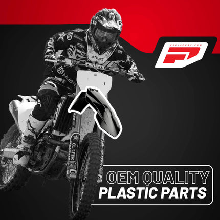 Polisport Motocross (MX) Replica Plastic Kit for KTM XC & XC-F (2019–2022) Dirt Bike – OEM Quality, Durable, Flexible & Perfect Fit – Black
