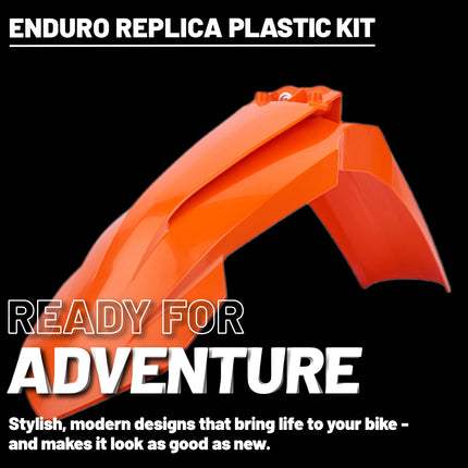 Polisport Motocross (MX) Replica Plastic Enduro Kit for KTM EXC/EXC-F/XC-W/XCF-W (2020-23) Dirt Bike