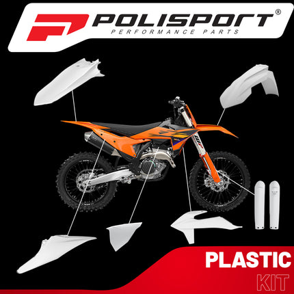 Polisport Motocross (MX) Replica Plastic Enduro Kit for KTM EXC/EXC-F/XC-W/XCF-W (2020-2023) Dirt Bike