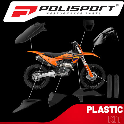 Polisport Motocross (MX) Replica Plastic Enduro Kit for KTM EXC/EXC-F/XC-W/XCF-W (2020-2023) Dirt Bike