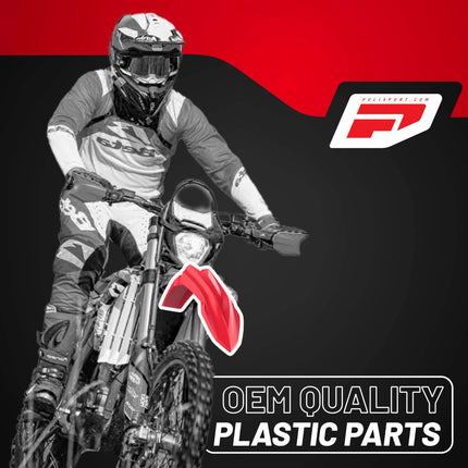 Polisport Motocross (MX) Replica Plastic Kit for BETA RR 2T & 4T (2020–2022) Dirt Bike – OEM Quality, Durable, Flexible & Perfect Fit – Red/White