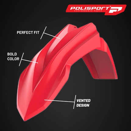 Polisport Motocross (MX) Replica Plastic Kit for BETA RR 2T & 4T (2020–2022) Dirt Bike – OEM Quality, Durable, Flexible & Perfect Fit – Red/White
