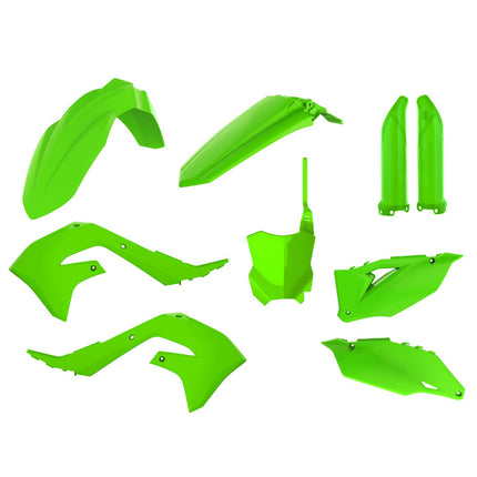 Polisport Motocross (MX) Restyling Kit for Kawasaki KX 450F (2019-23) Dirt Bike – OEM Quality, Durable, Flexible & Perfect Fit – Green